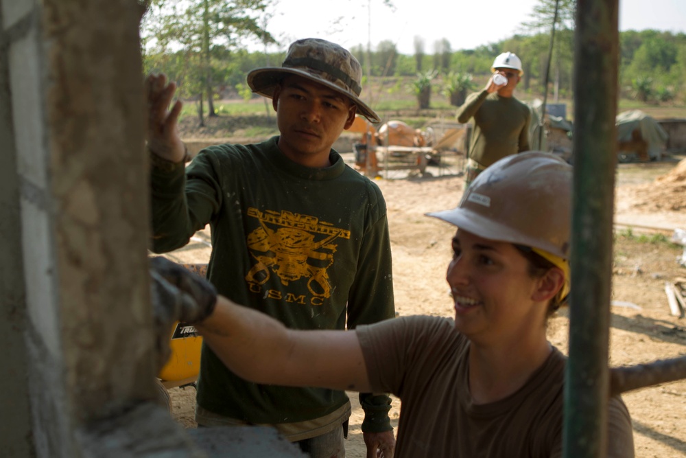 Cobra Gold '14 allies build classrooms for Thai elementary school