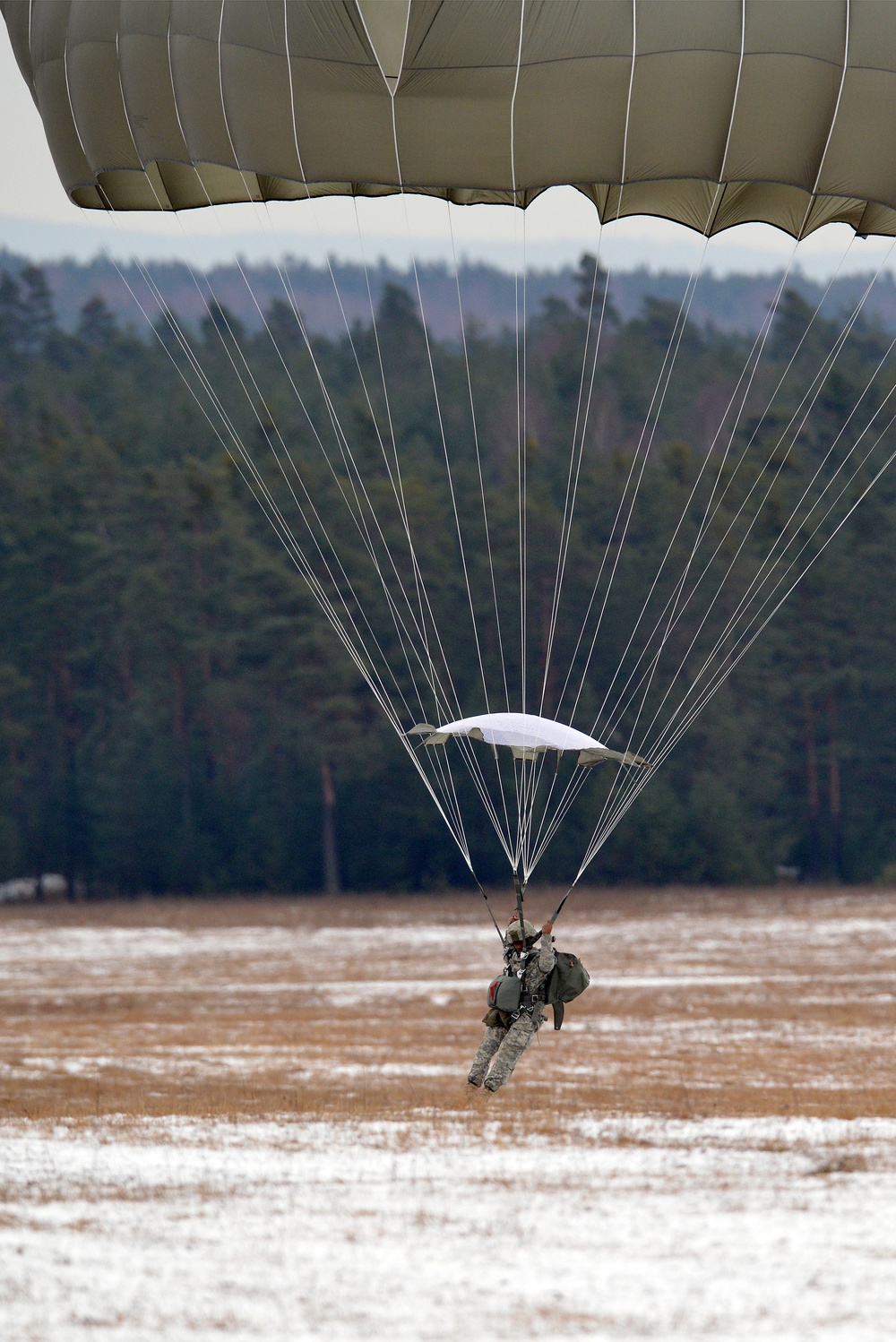 173rd Infantry Brigade Combat Team (Airborne) training jump in Grafenwoehr, Germany