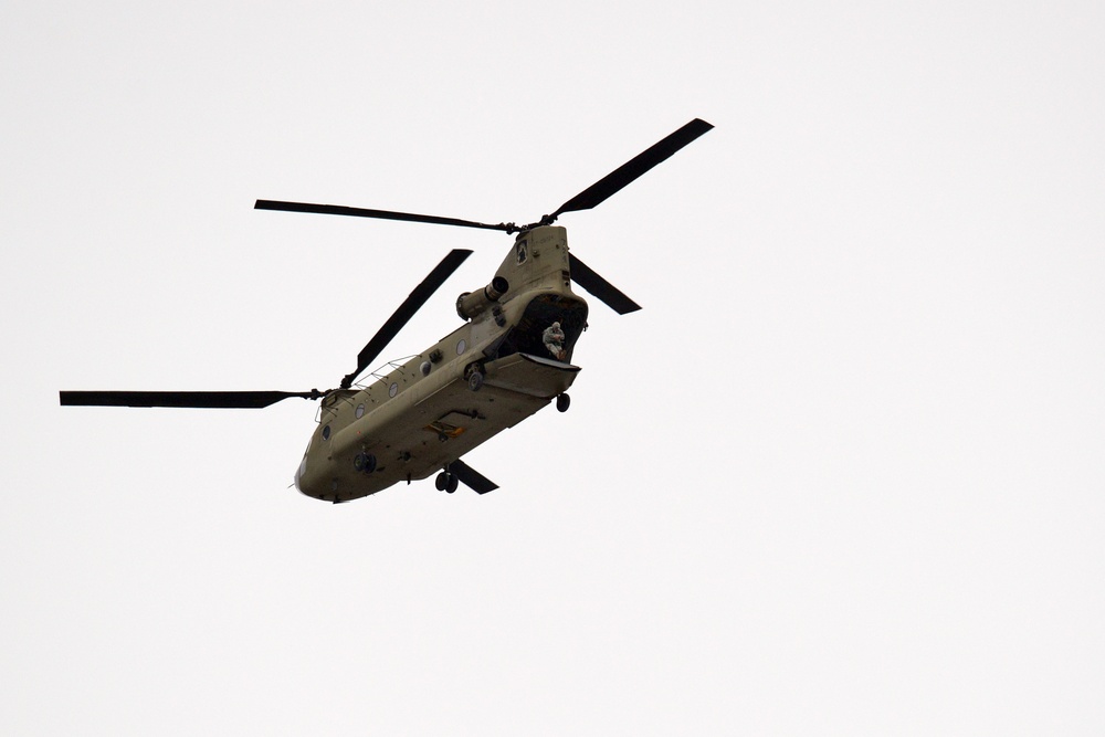 173rd Infantry Brigade Combat Team (Airborne) training jump in Grafenwoehr, Germany