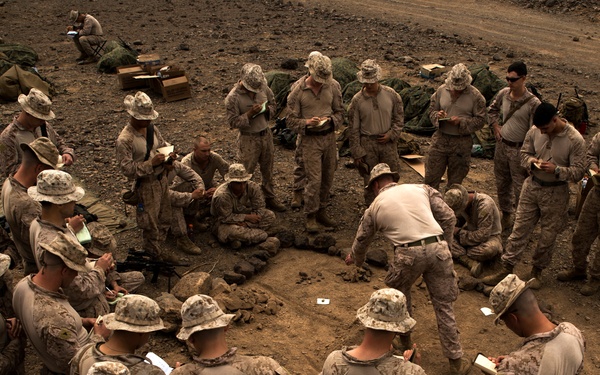 U.S. Marines conduct platoon assault exercise in Djibouti