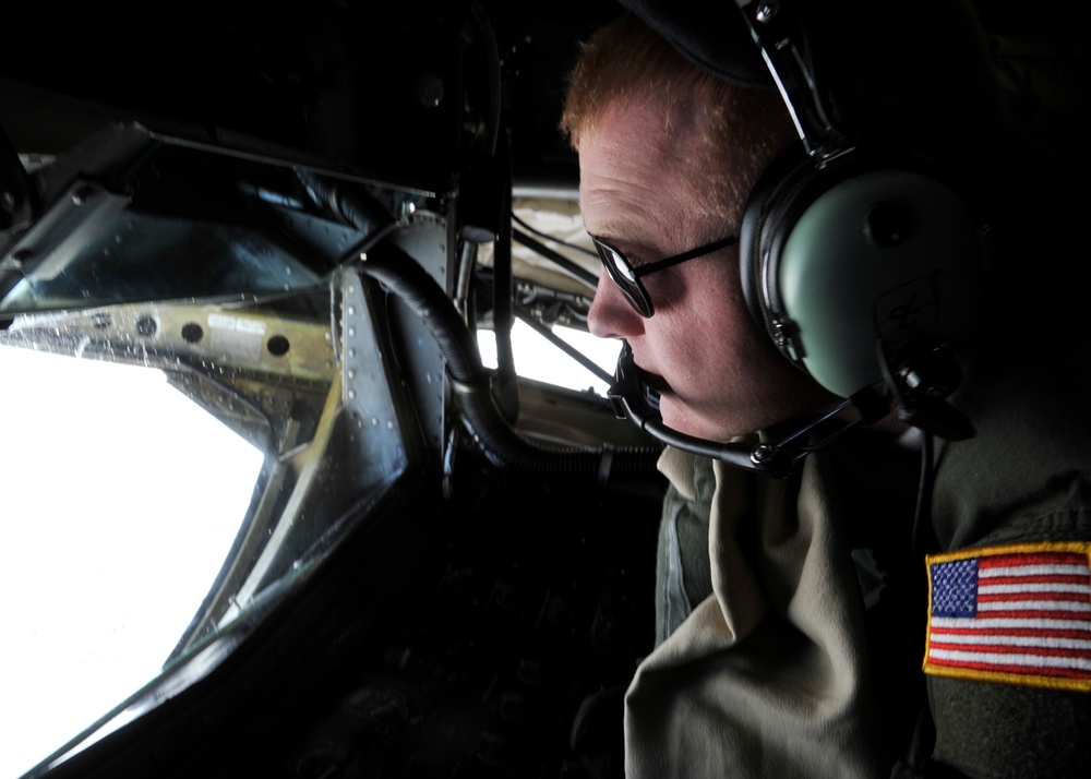 Two days, missions, crews, airframes featuring B-52s, F-22s