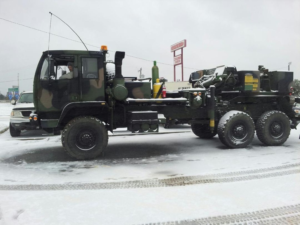 SC National Guard responds to ice storm