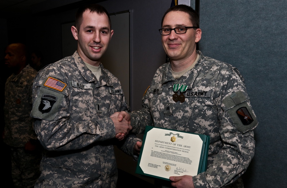 55th Signal Company Promotion/Award Ceremony