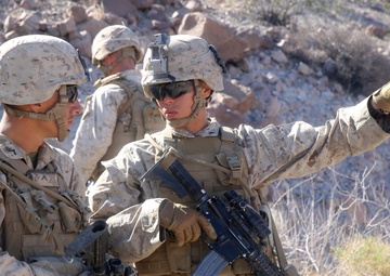 1/7 repels enemy assault at Lava Training Area