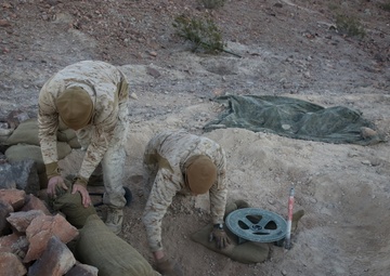 1/7 repels enemy assault at Lava Training Area