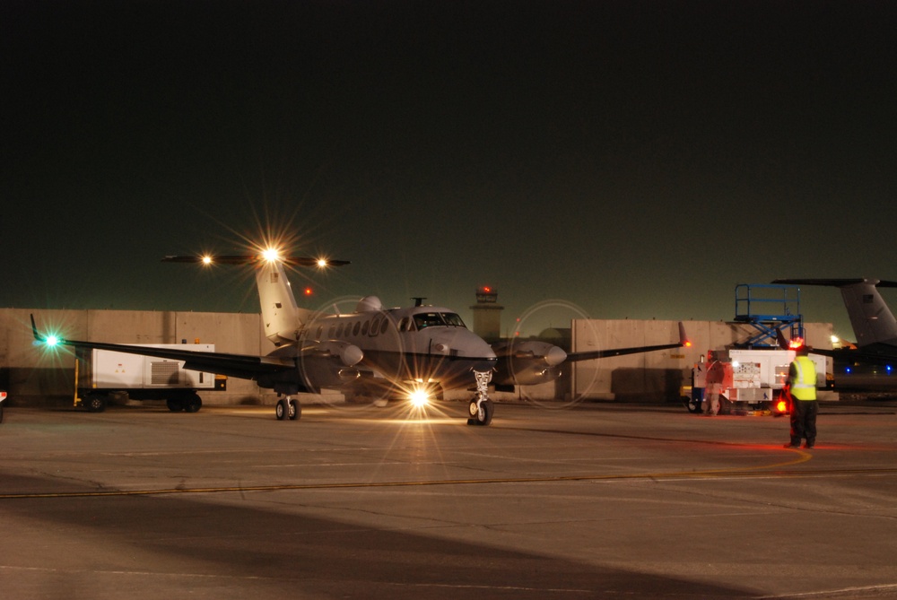 Night operations at Bagram