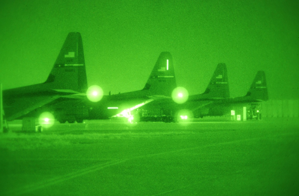 Night Operations at Bagram