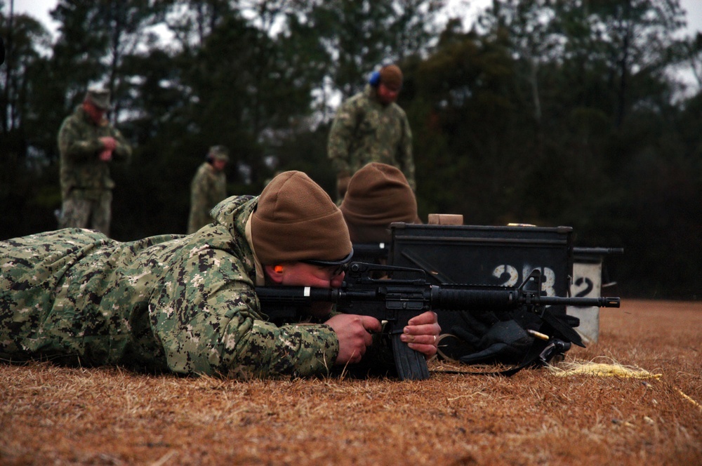 NMCB-25 weapons qualification