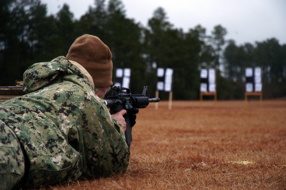 NMCB-25 weapons qualification