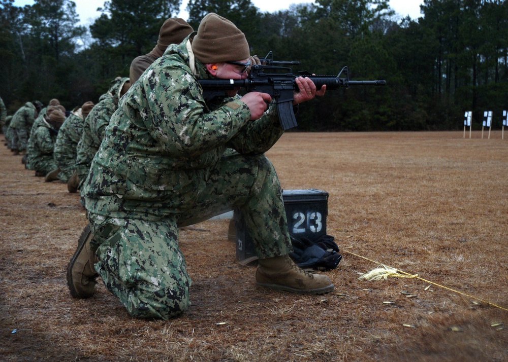 NMCB-25 weapons qualification