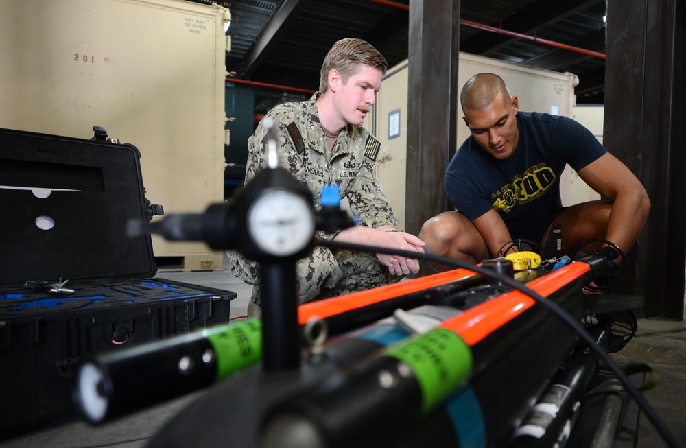 SeaFox mine disopsal system training