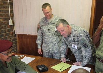 7th CSC soldiers support MEDRETE 14-1 in Lesotho