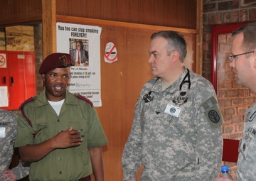 7th CSC soldiers support MEDRETE 14-1 in Lesotho