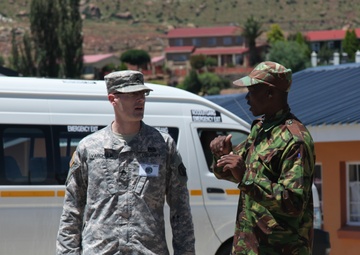 7th CSC soldiers support MEDRETE 14-1 in Lesotho