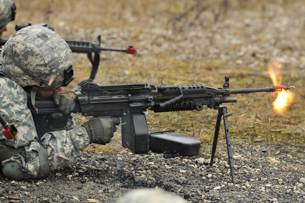 173rd IBCT (A) squad level training at Grafenwoehr, Germany