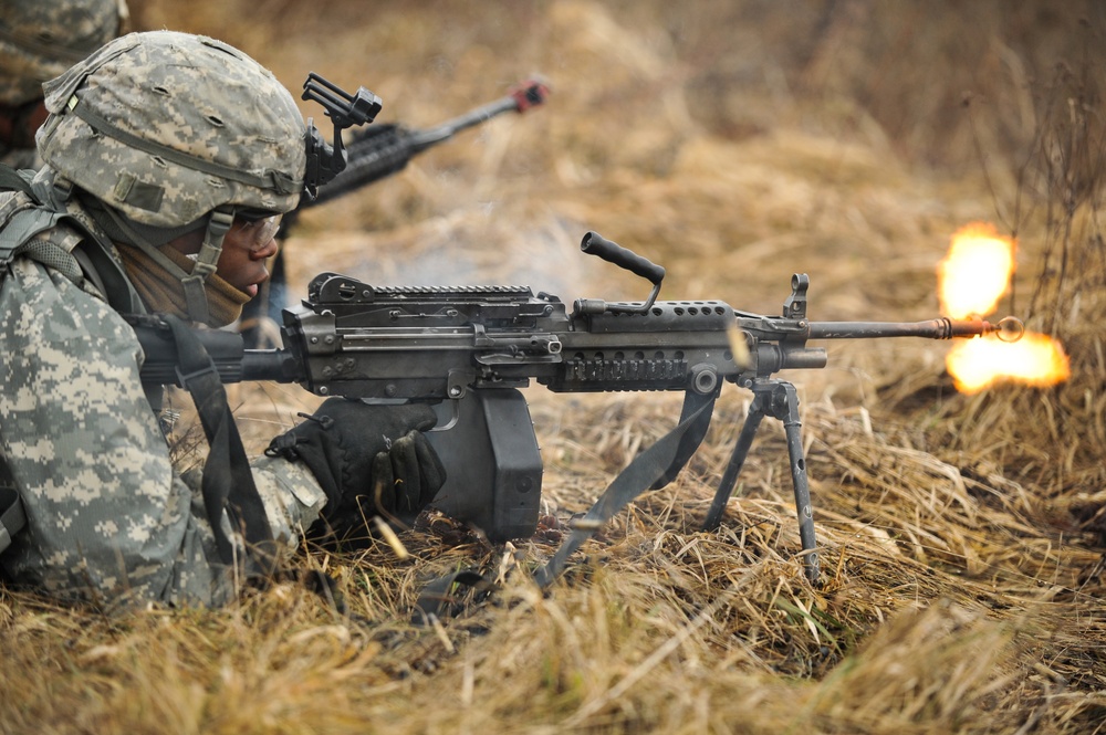 173rd Infantry Brigade Combat Team (Airborne) squad level training at Grafenwohr, Germany