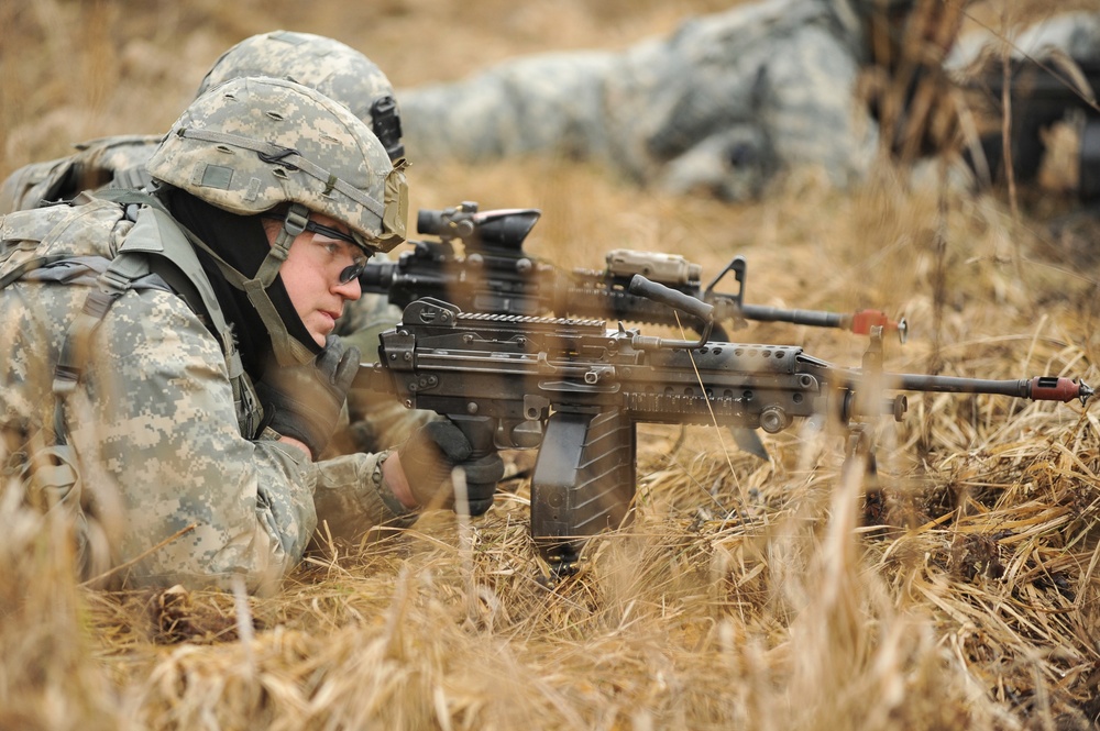 173rd IBCT (A) squad level training at Grafenwoehr, Germany