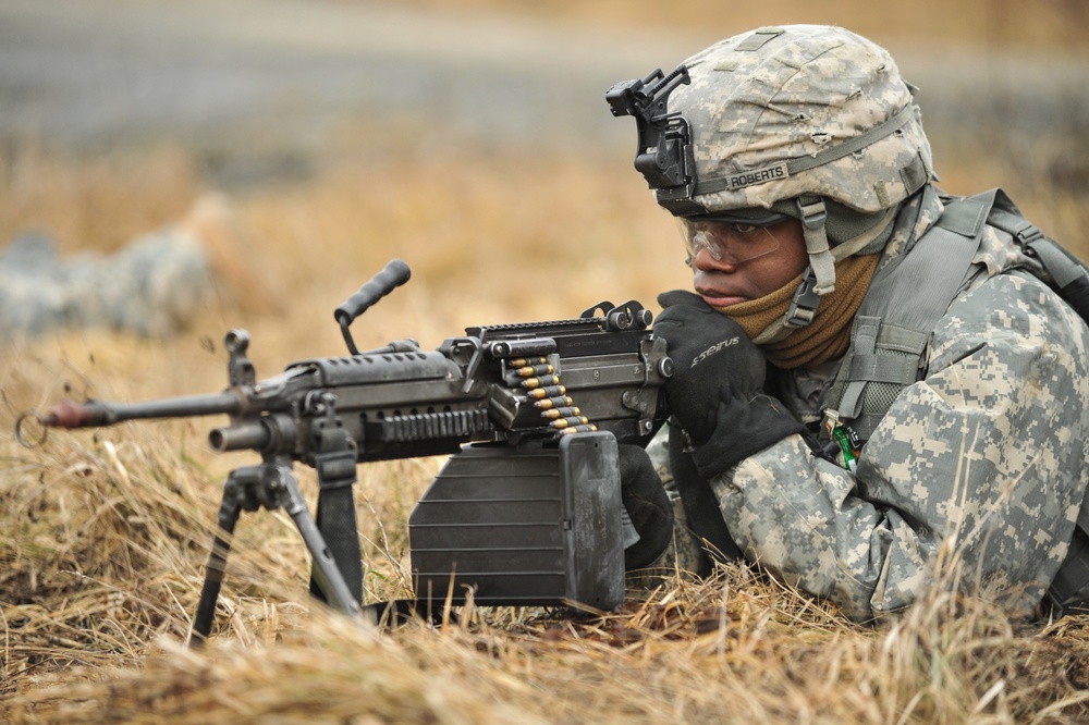 173rd Infantry Brigade Combat Team (Airborne) squad level training at Grafenwohr, Germany