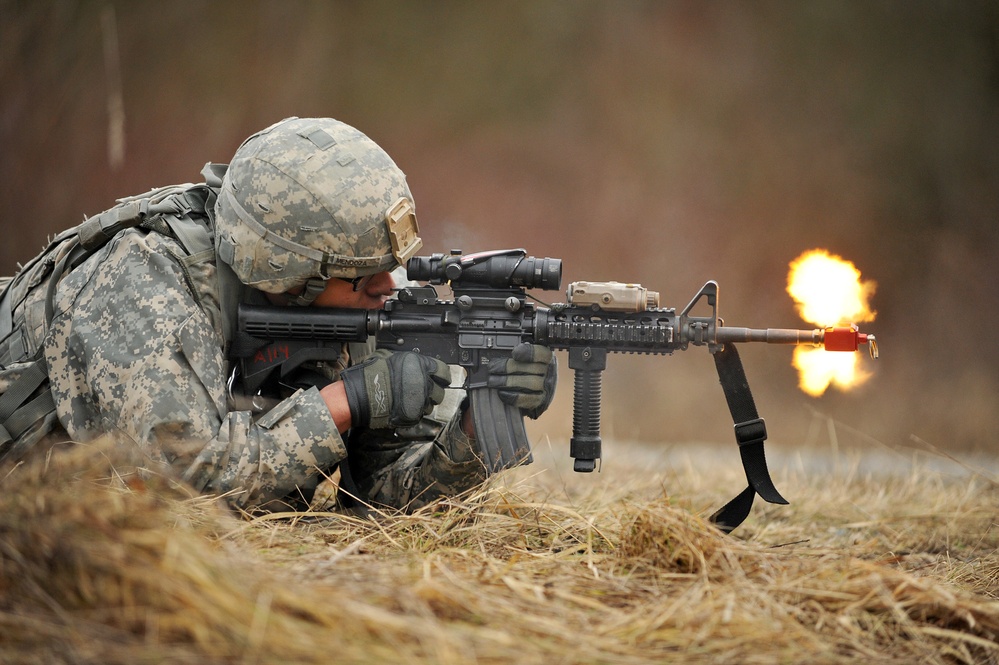 173rd STB, 173rd IBCT (A) conduct squad level training, Grafenwoehr, Germany