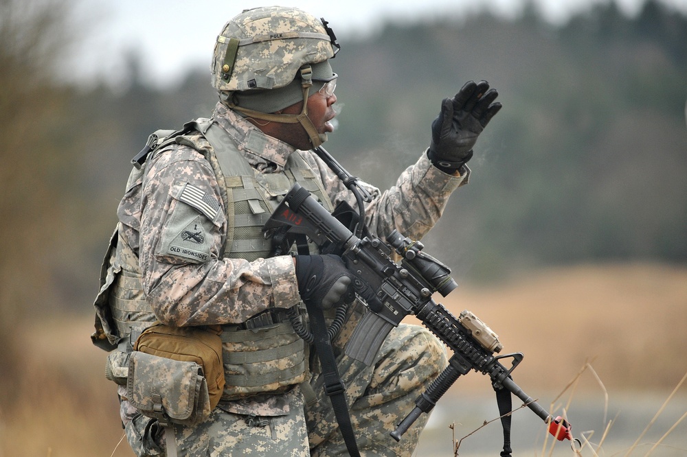 173rd STB, 173rd IBCT (A) conduct squad level training, Grafenwoehr, Germany