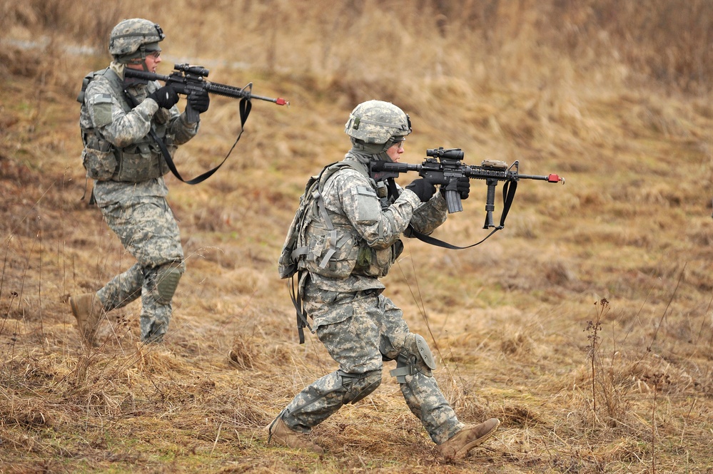 173rd STB, 173rd IBCT (A) conduct squad level training, Grafenwoehr, Germany