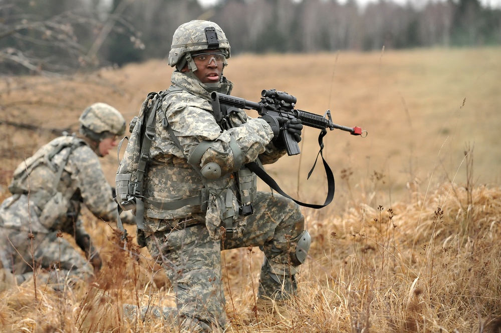 173rd STB, 173rd IBCT (A) conduct squad level training, Grafenwoehr, Germany