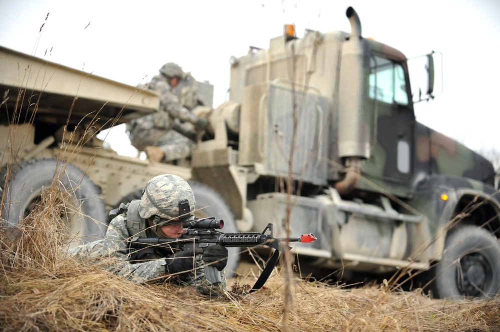 173rd STB, 173rd IBCT (A) conduct squad level training, Grafenwoehr, Germany