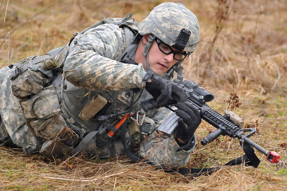 173rd STB, 173rd IBCT (A) conduct squad level training, Grafenwoehr, Germany