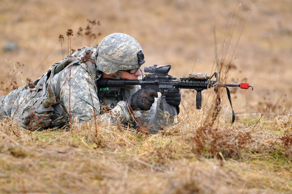 173rd STB, 173rd IBCT (A) conduct squad level training, Grafenwoehr, Germany