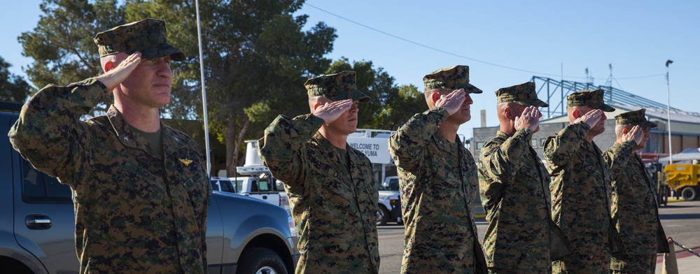 An Opportunity of a Lifetime: MALS 13 Marine Meritoriously Promoted by the CMC