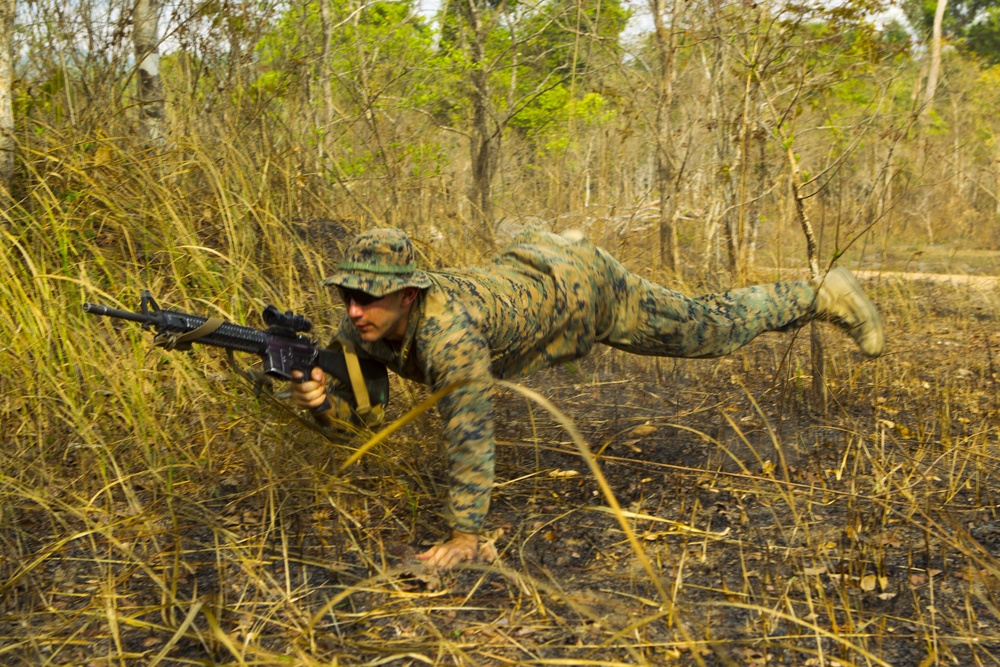 Royal Thai Marines, US Marines train in jungle