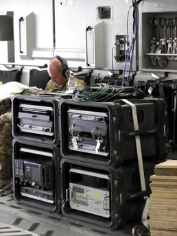 379th ECS Viper Team provides airborne communication
