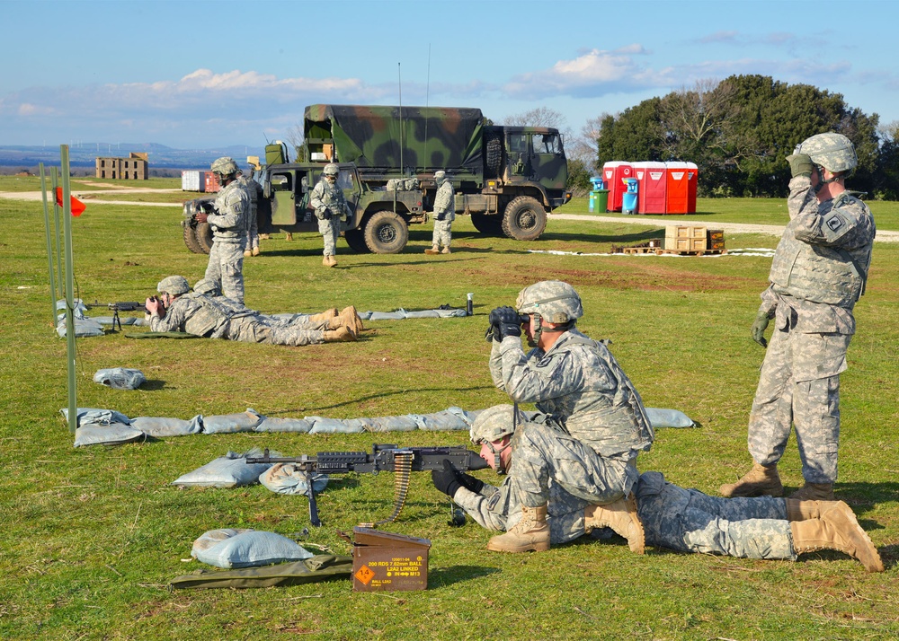 BSB/173rd IBCT (A) training event in Monte Romano Italinian Range