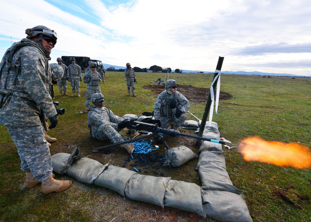 BSB/173rd IBCT (A) training event in Monte Romano Italinian Range