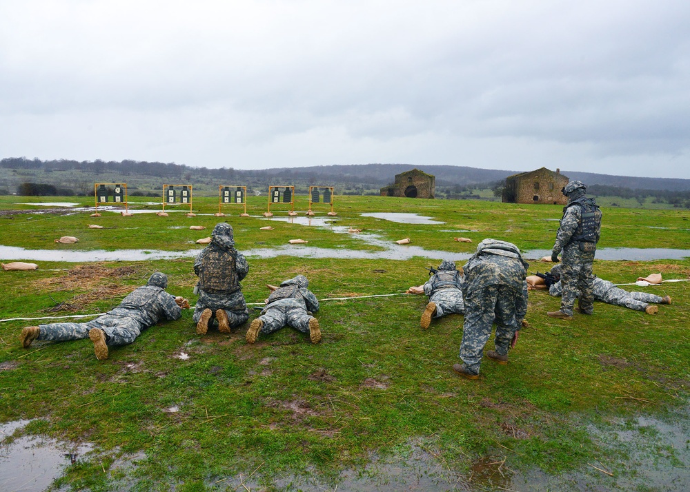 BSB/173rd IBCT (A) training event in Monte Romano Italinian Range