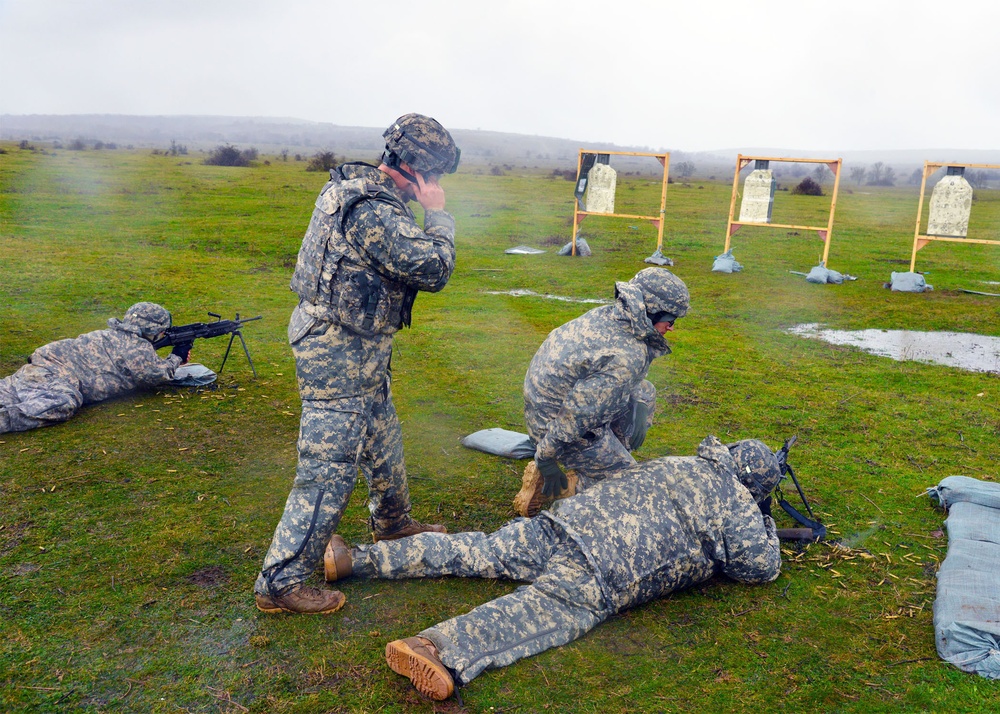 BSB/173rd IBCT (A) training event in Monte Romano Italinian Range