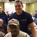 Coast Guard volunteers during National Salute to Hospitalized Veterans Week