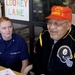 Coast Guard volunteers during National Salute to Hospitalized Veterans Week