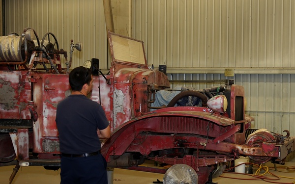 Risen from ashes: WWII-era fire truck to return to former glory