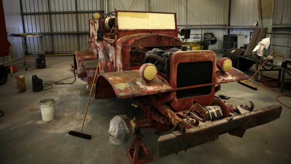 Risen from ashes: WWII-era fire truck to return to former glory