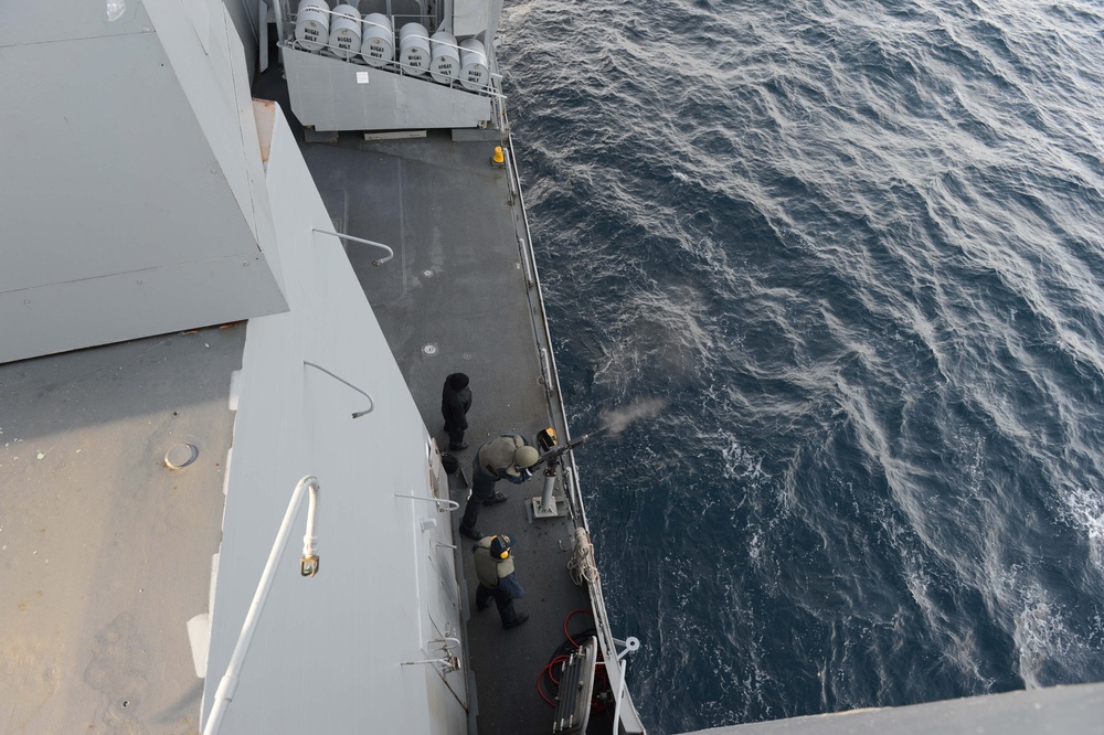 USS Mesa Verde live-fire exercise