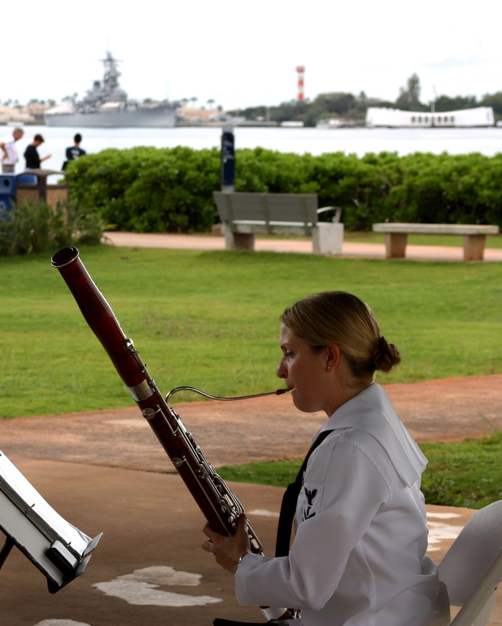 Pacific Fleet Band at the Arizona Visitor's Center