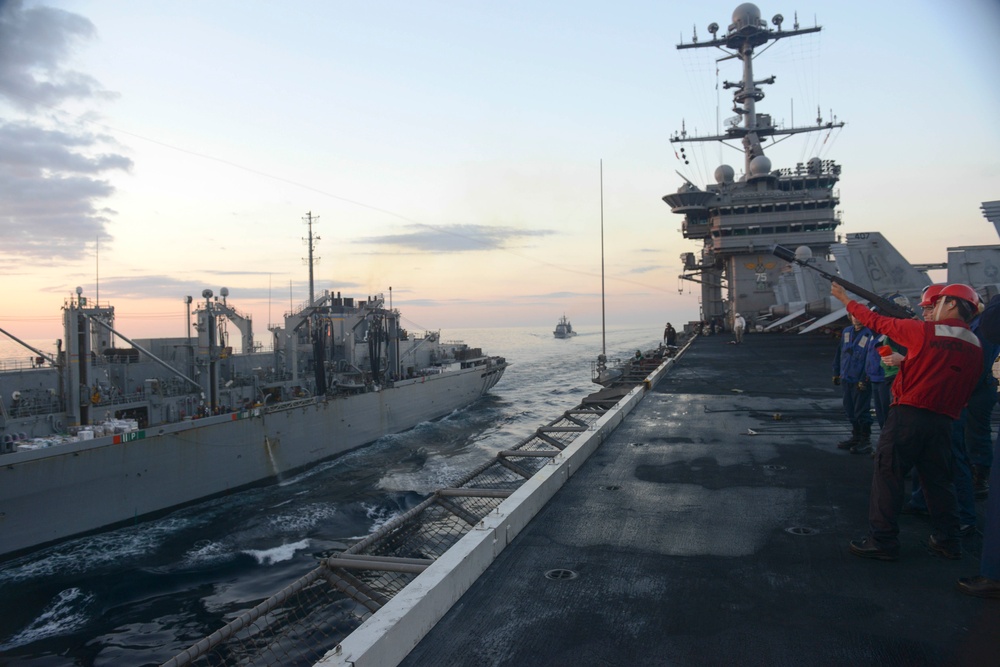 USS Harry S. Truman replenishment