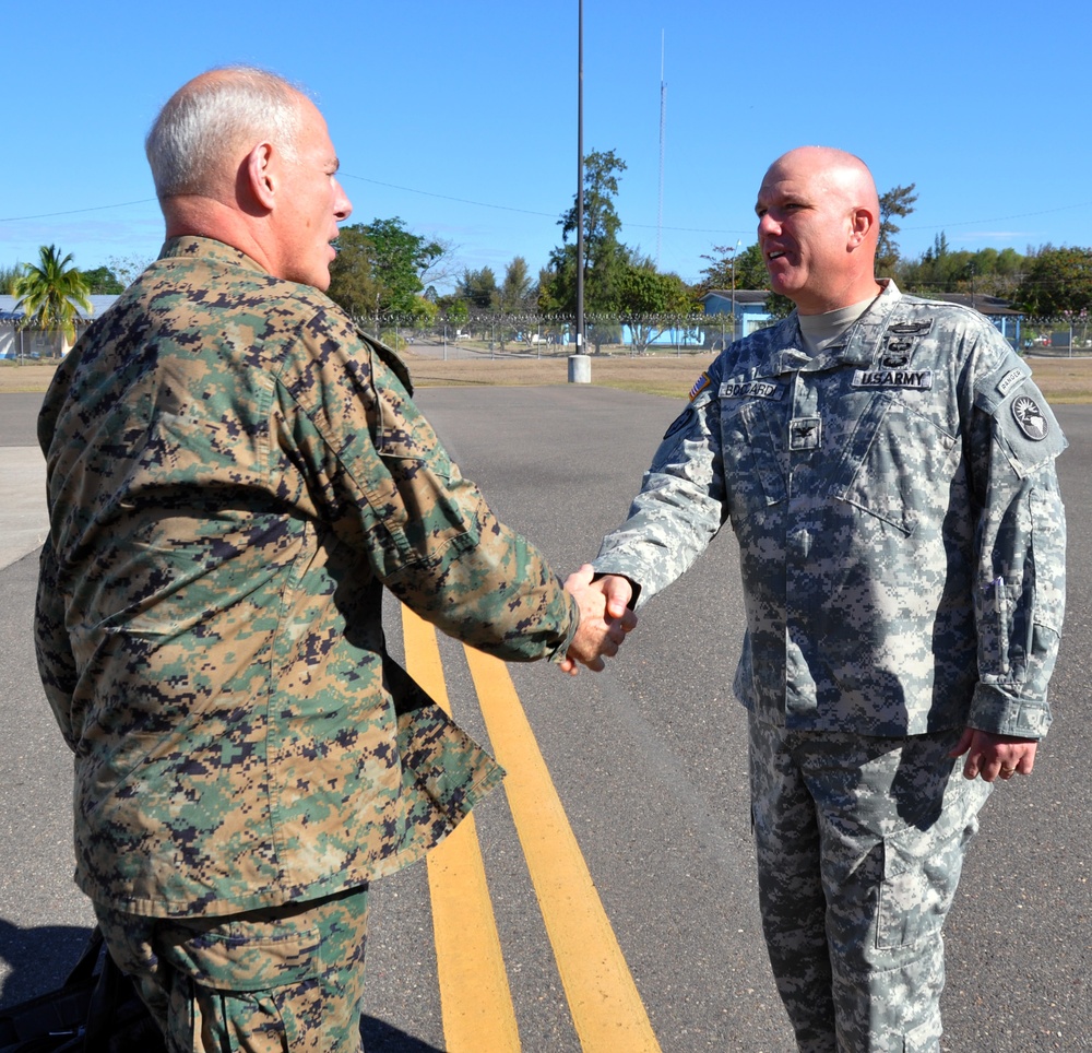Joint Task Force-Bravo welcomes USSOUTHCOM commander