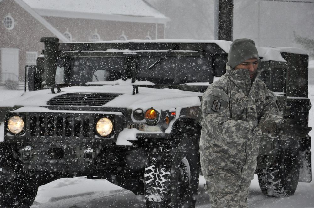NC National Guard and emergency authorities respond to Winter Storm Pax