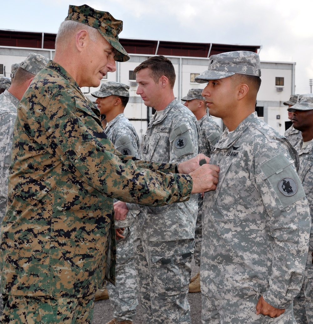 USSOUTHCOM commander presides at Joint Task Force-Bravo promotion, awards ceremony