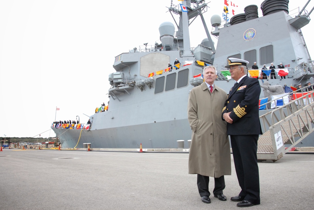 USS Donald Cook arrives at Naval Station Rota, Spain