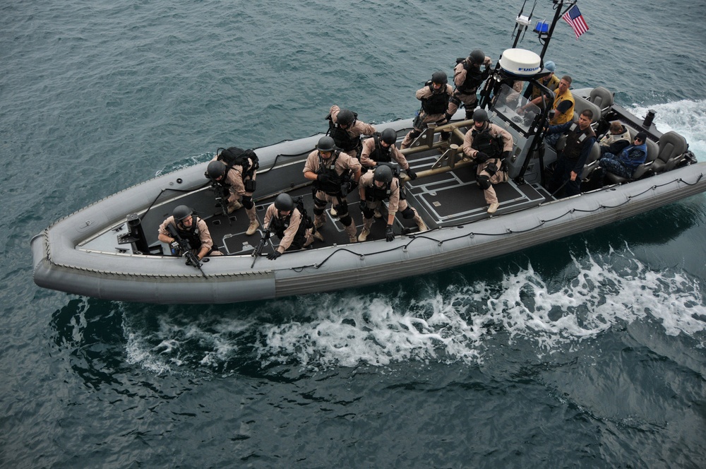 Visit, board, search and seizure team conducts exercise