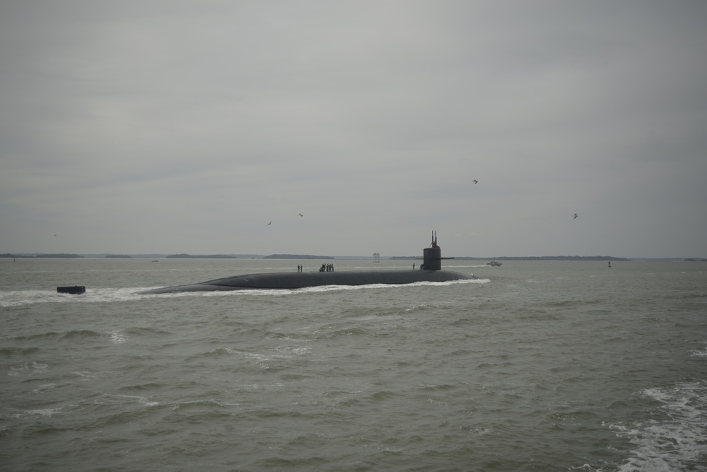 USS West Virginia returns to Kings Bay