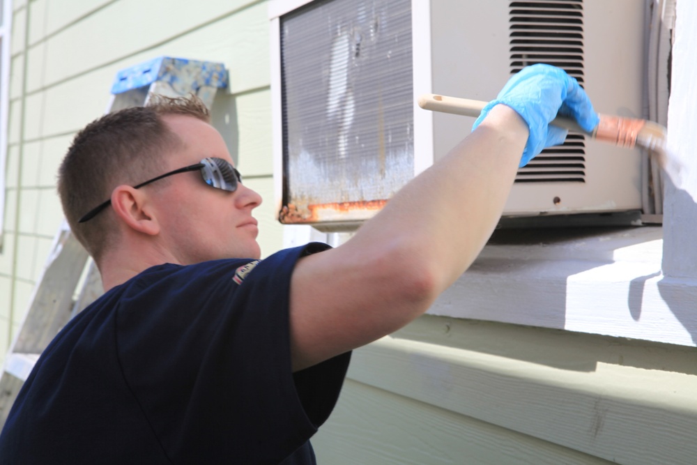 Veterans and community combine forces with NBA Cares to tackle New Orleans community outreach initiative during NBA All-Star Weekend